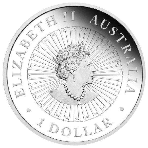 2022 $1 Great Southern Land Blue Lepidolite 1oz Silver Proof Coin - Image 4