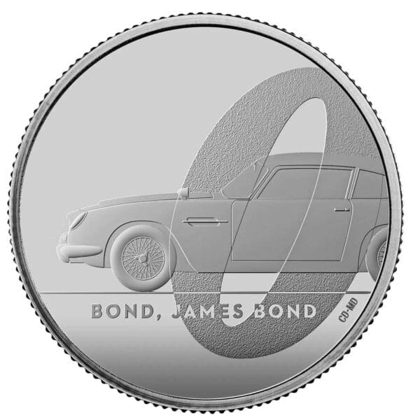 2020 £1 James Bond 007 Aston Martin 1/2oz Silver Proof Coin - Image 2