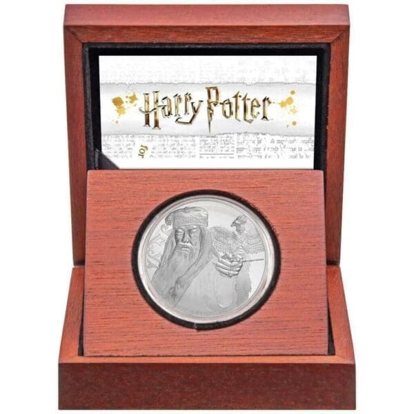 2020 $2 Harry Potter - Albus Dumbledore 1oz Silver Proof Coin - Image 4