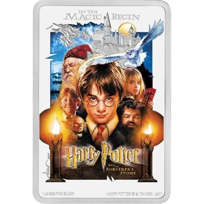 2020 $2 Harry Potter And The Sorcerer’s Stone 1oz Silver Coin