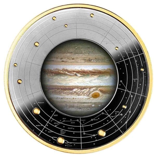 2021 Solar System – Jupiter Silver Ruthenium Coin