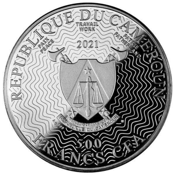 2021 Solar System – Jupiter Silver Ruthenium Coin - Image 2