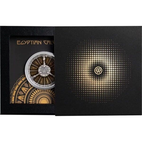 2021 $2 Egyptian Calendar 2oz Silver Coin - Image 3