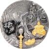 2021 $20 Zhao Gong Ming 3oz Silver Gilded Coin
