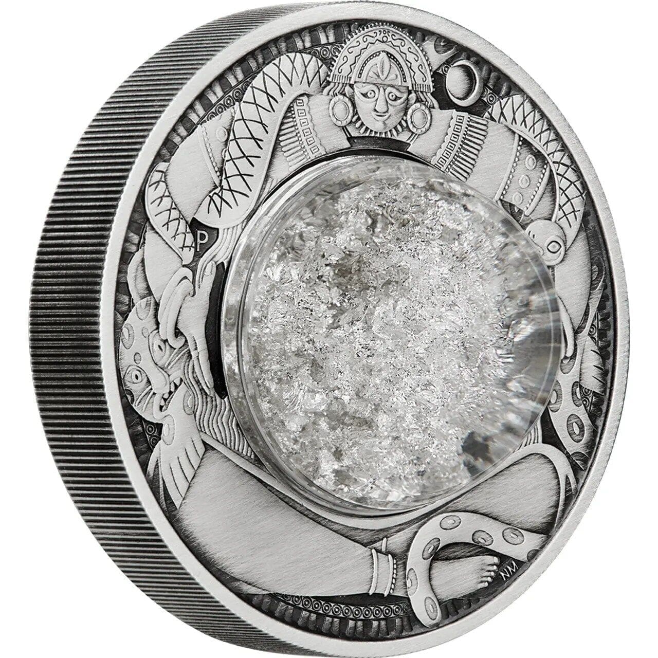 2021 $2 Tears of the Moon 2oz Silver Antiqued Coin