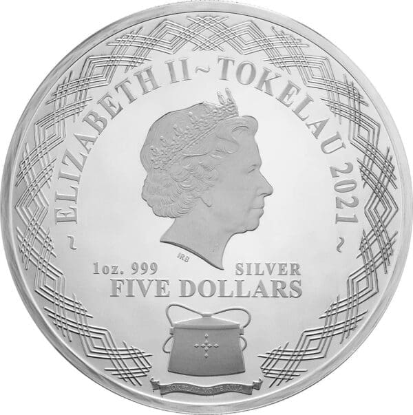 2021 Year of the Ox 1oz Silver Mirror Proof Coin - Image 2