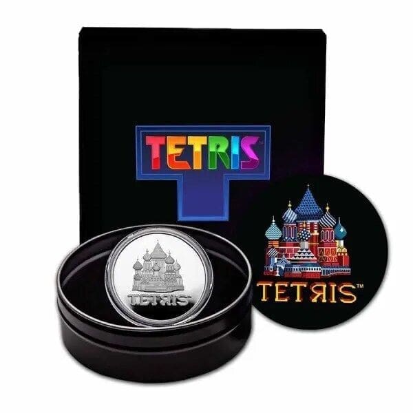 2021 $2 Tetris St. Basil's Cathedral 1oz Silver Proof Coin