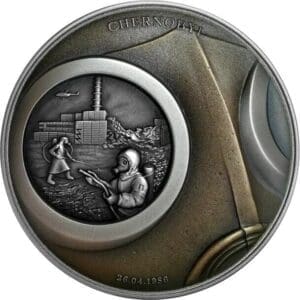 2021 $5 Human Tragedies Chernobyl 2oz Silver Coin