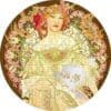 2021 $20 Micropuzzle Treasures Reverie by Mucha 3oz Silver Coin