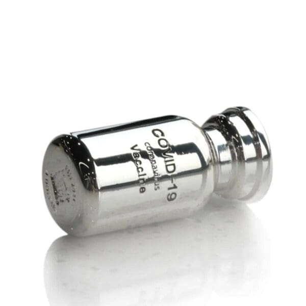 2021 COVID-19 Vaccine Bottle 60g Silver Plated Coin - Image 5