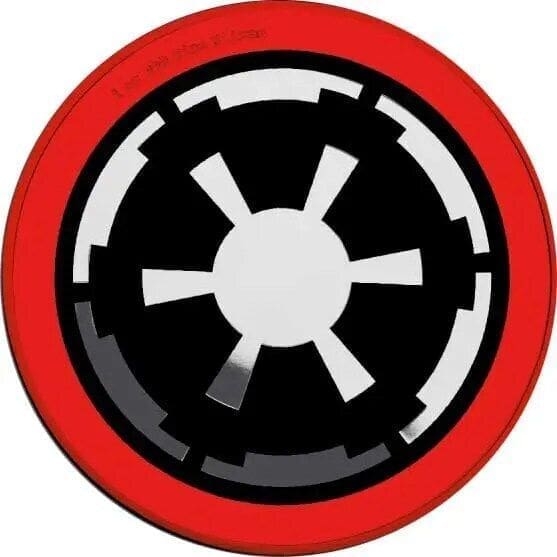 2021 $2 Galactic Empire Star Wars 1oz Silver Coin