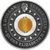2018 $1 Good Luck Rotating Charm 1oz Silver Antiqued Coin - Image 2