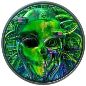 2021 $20 The Alien Cyborg Revolution 3oz Silver Coin