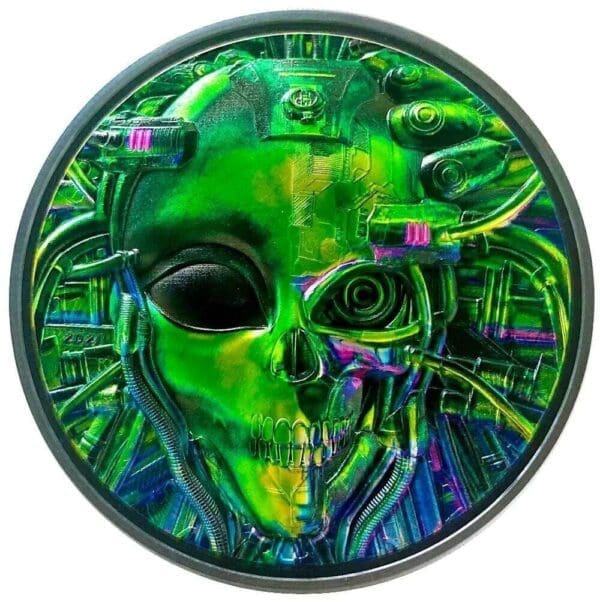 2021 $20 The Alien Cyborg Revolution 3oz Silver Coin