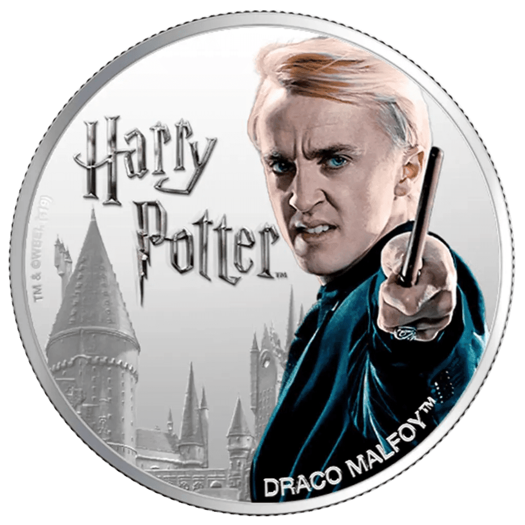 2020 $1 Draco Malfoy Wizarding World 1oz Silver Coin