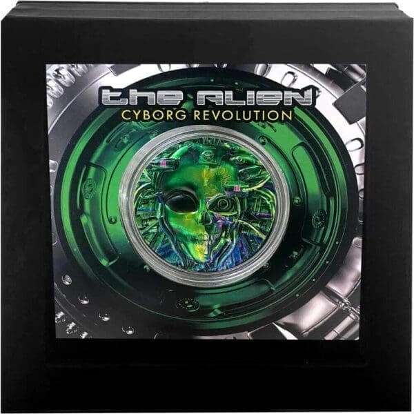 2021 $20 The Alien Cyborg Revolution 3oz Silver Coin - Image 8