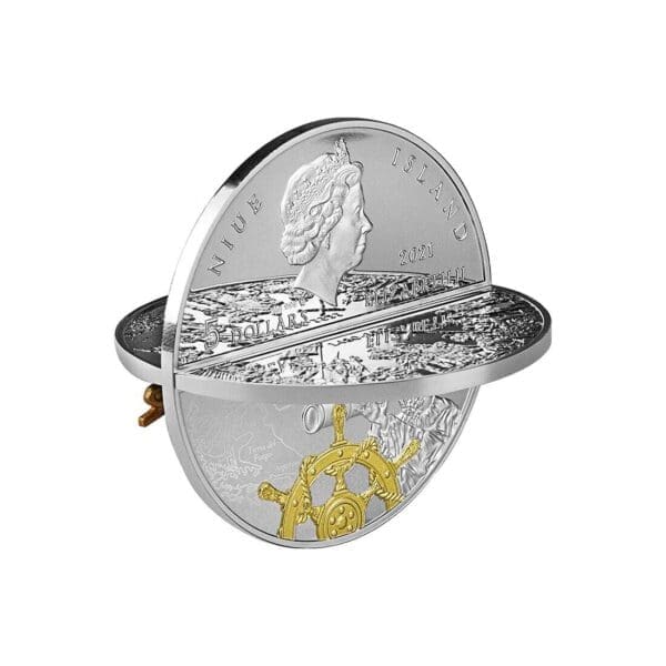 2021 $5 Ferdinand Magellan 500th Anniversary Of Death 3D Silver Proof Coin - Image 4