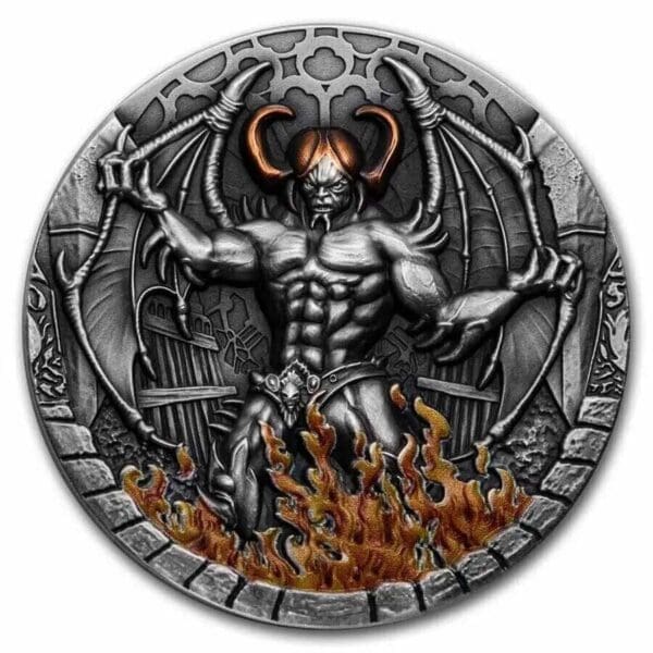 2021 Beelzebub 2oz Silver Coin