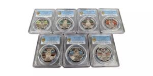 2022 50c Australian Rail Heritage Steam Train 7 Coin PCGS Set