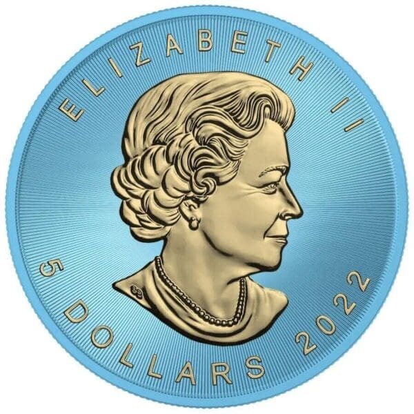 2022 $5 Hedgehog Maple Leaf Murano Glass Series 1oz Silver Coin - Image 4