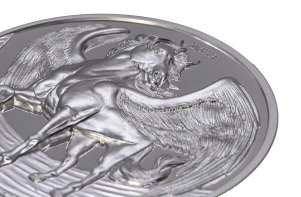 2022 Pegasus Mythological Animals 1oz Silver Coin - Image 3