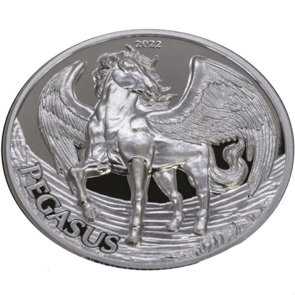 2022 Pegasus Mythological Animals 1oz Silver Coin - Image 4