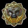 2022 $5 Seven Chakras Ram of the 3rd Chakra 2oz Silver Coin
