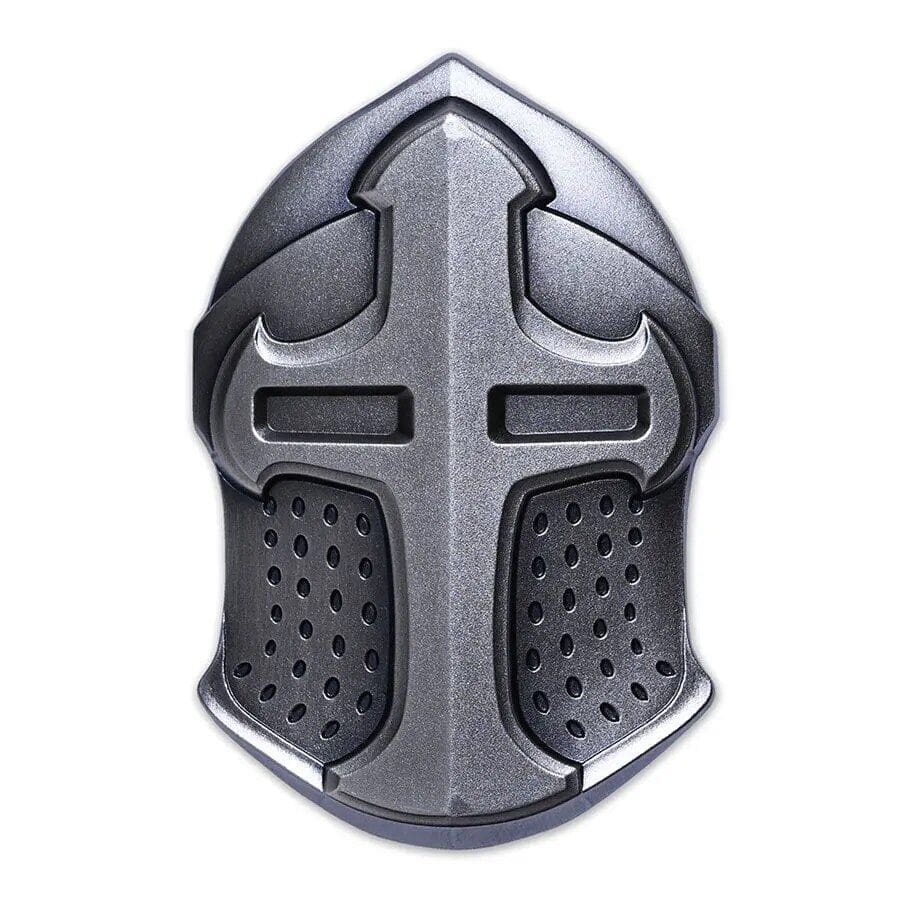 2022 $2 Ancient Warriors Crusaders Knight Helmet 2oz Silver Coin