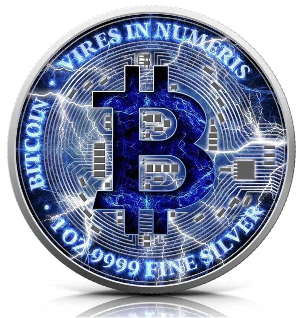 2022 $2 Bitcoin Energy 1oz Silver Coin