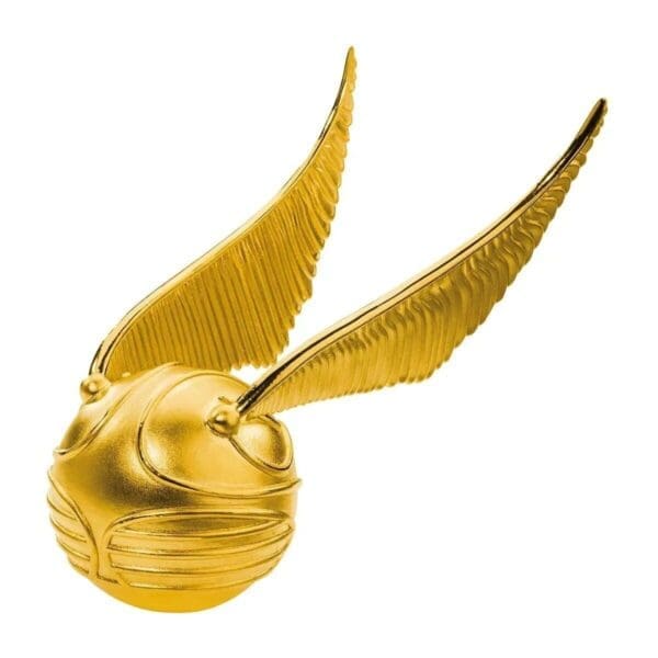 2022 $5 Harry Potter 3D Golden Snitch Gilded 3oz Silver Prooflike Coin