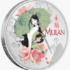 2021 $2 Disney Princess Mulan 1oz Silver Coin