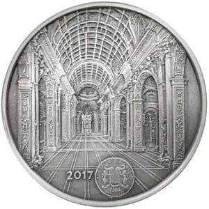 2017 Saint Peters Basilica 100g Silver Coin