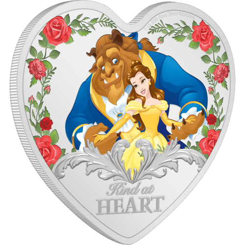 2021 $2 Disney Beauty and the Beast 30th Anniversary 1oz Silver Coin