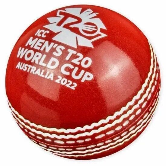 2022 $5 T20 Cricket World Cup Colour 1oz Silver Ball Shaped Coin