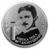 2023 Nikola Tesla Death 80th Anniversary Fluorescent Silver Coin
