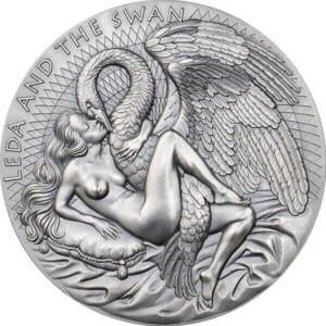 2023 Leda And The Swan Celestial Beauty 2oz Silver Coin