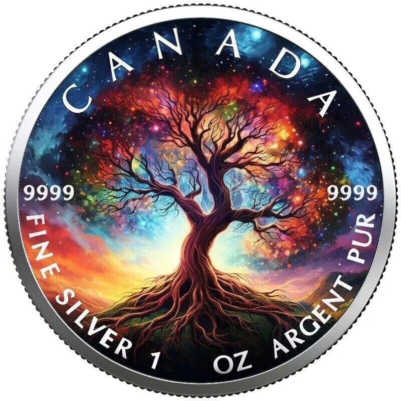 2023 Tree of Life Maple Leaf 1oz Silver Coin