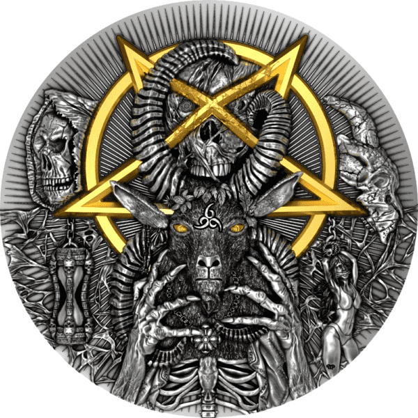 2020 “Evil” – Good & Evil 2oz Silver Antiqued Coin