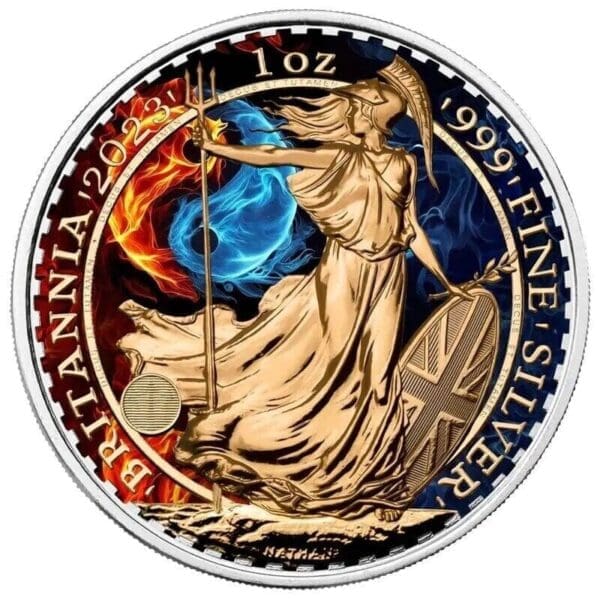 2023 Britannia China Yin & Yang 1oz Silver Coin