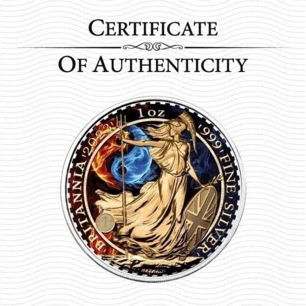 2023 Britannia China Yin & Yang 1oz Silver Coin - Image 2