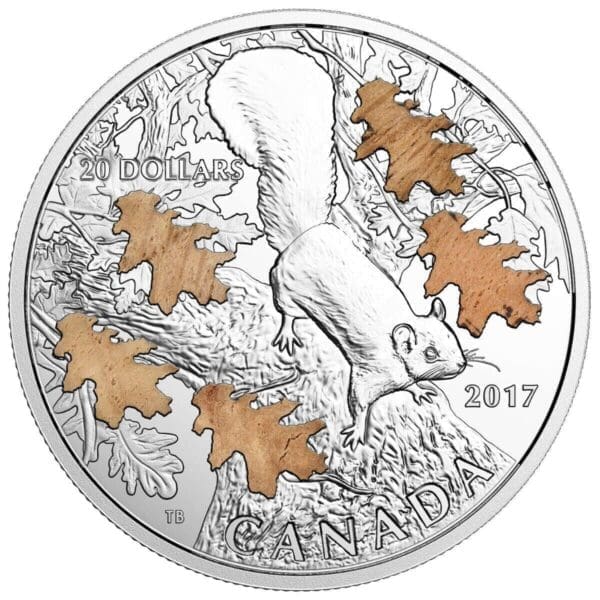 2017 $20 The Nutty Squirrel and the Mighty Oak Silver Proof Coin