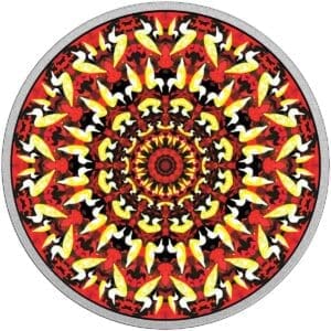 2017 $20 Canadiana Kaleidoscope The Loon 1oz Silver Coin