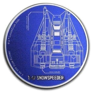 2017 Star Wars Ships T-47 Snowspeeder™ 1oz Silver Coin