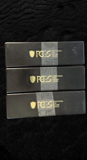 1 x Genuine PCGS Black Slab Box
