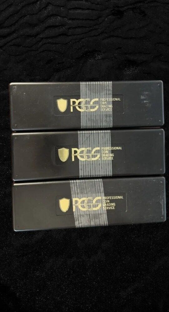 1 x Genuine PCGS Black Slab Box