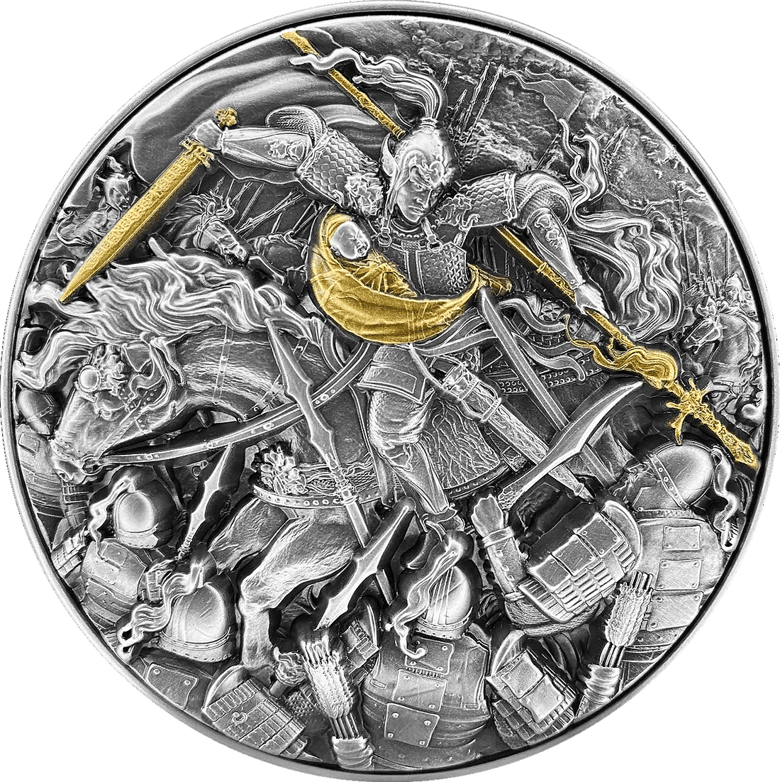 2021 Zhao Yun The Battle of Changban 2oz Silver 11.5oz Copper Coin