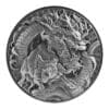 2021 $10 Auspicious Dragon Zodiac Pairing Chinese Dragon and Ox 2oz Silver Coin