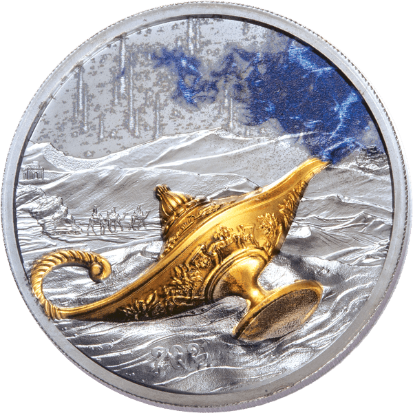 2021 $5 Magical Lamp 1001 Nights 1oz Silver Coin