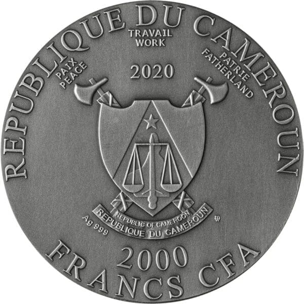 2020 Ancient Buddha 2oz Silver Coin - Image 2