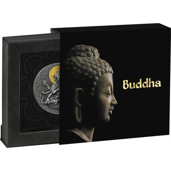 2020 Ancient Buddha 2oz Silver Coin - Image 3